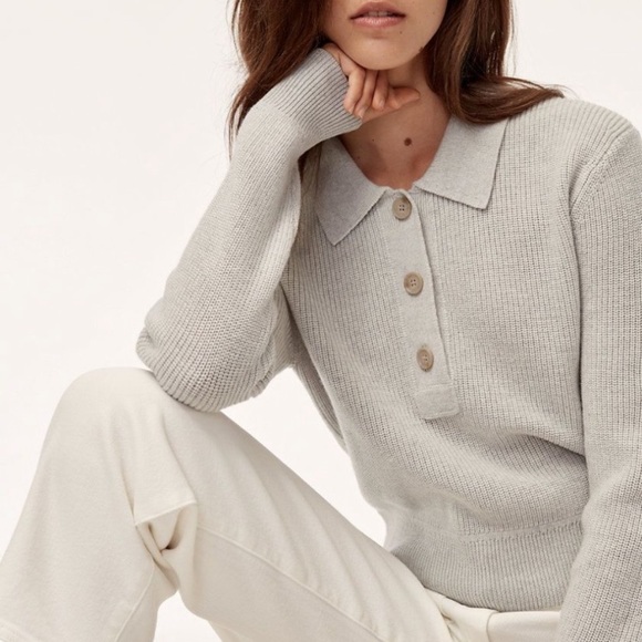 Aritzia Wilfred Jeanine Sweater in Lilac Size XXS-S - Picture 3 of 5